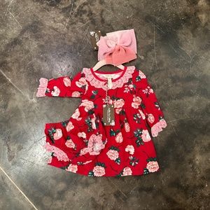 Matilda Jane - Rosebud Floral Lap Dress NWT sz 6-12 months